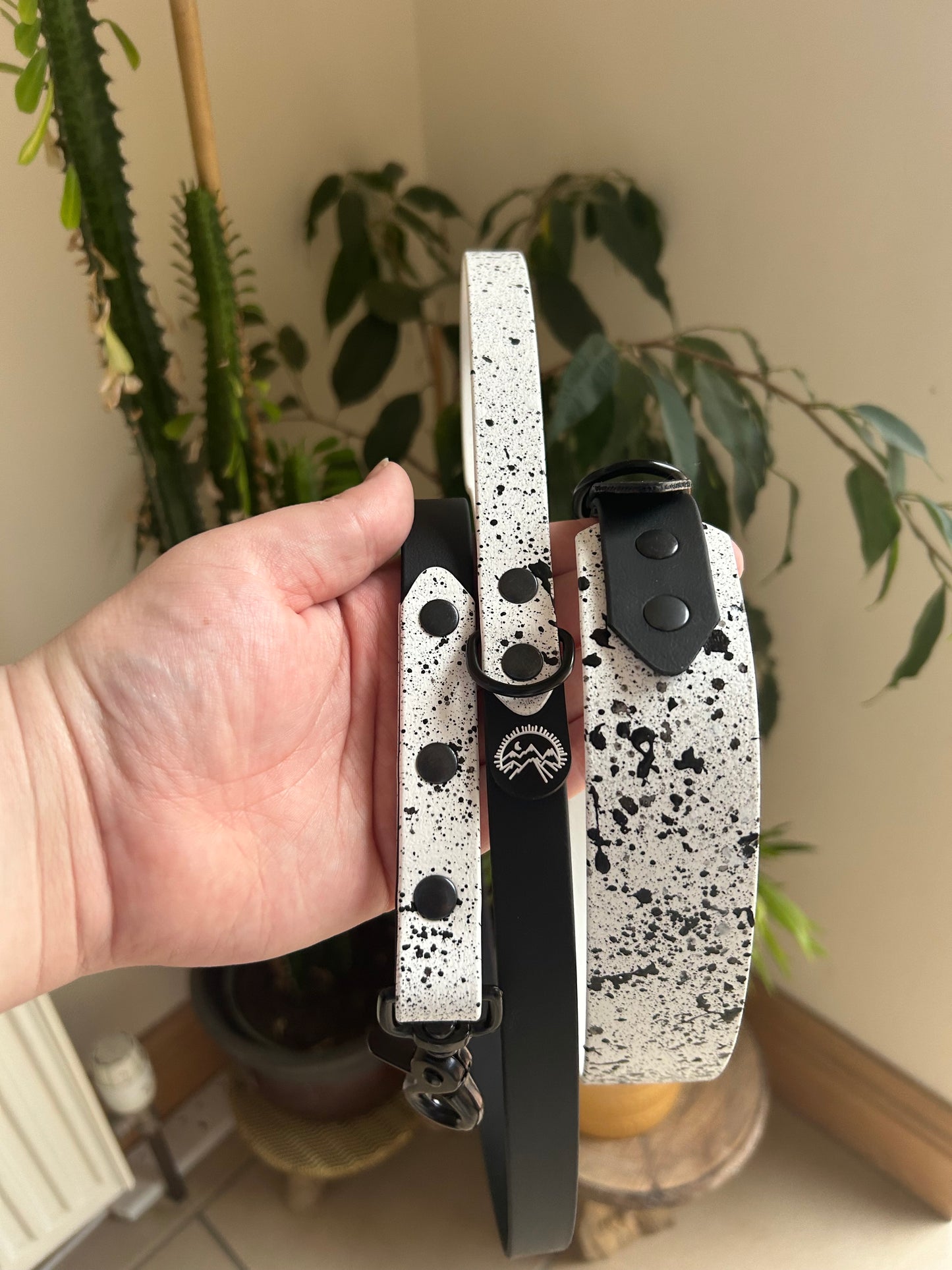 Splatter Print Hound-halsband