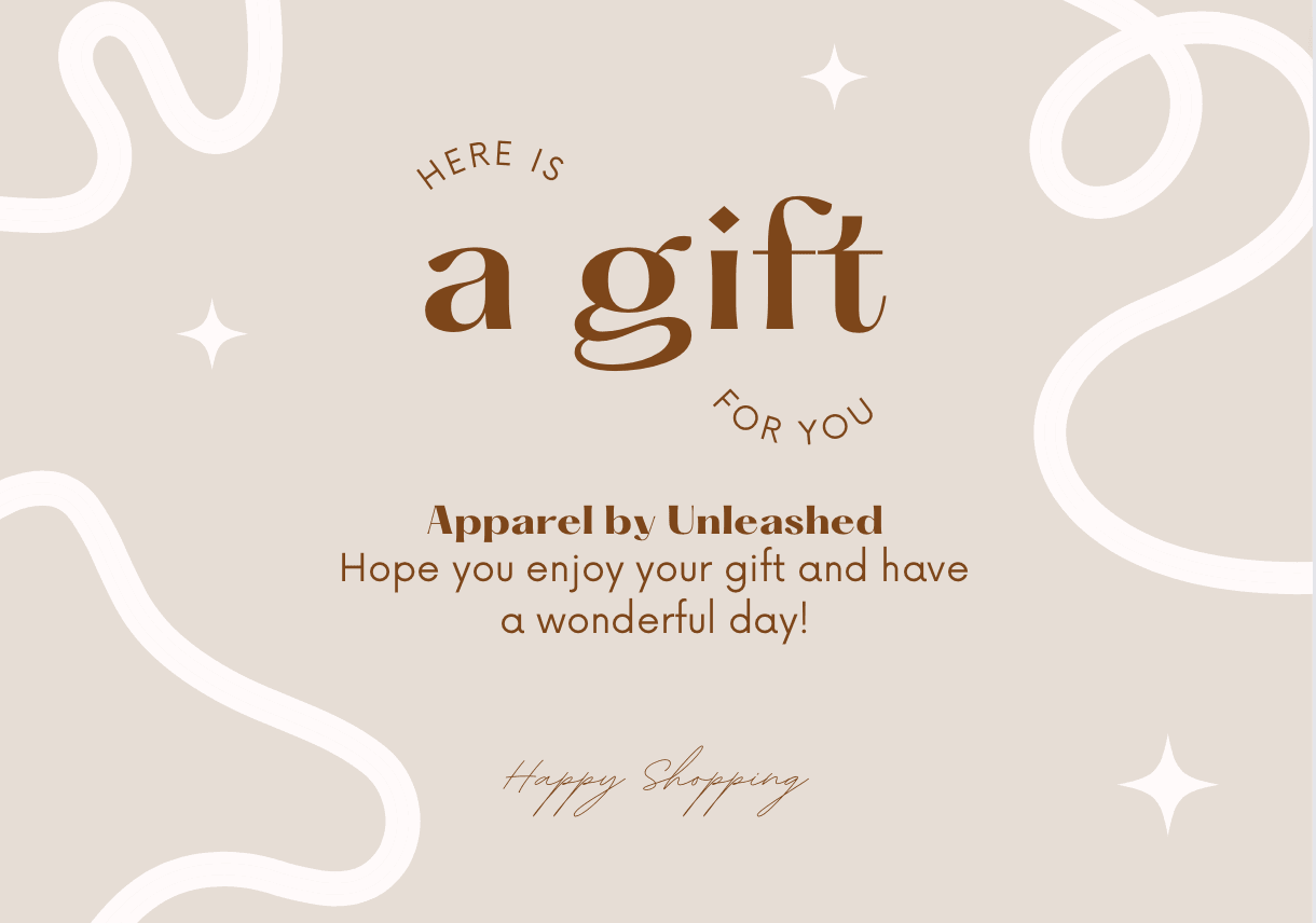 Gift Card - Apparel By Unleashed