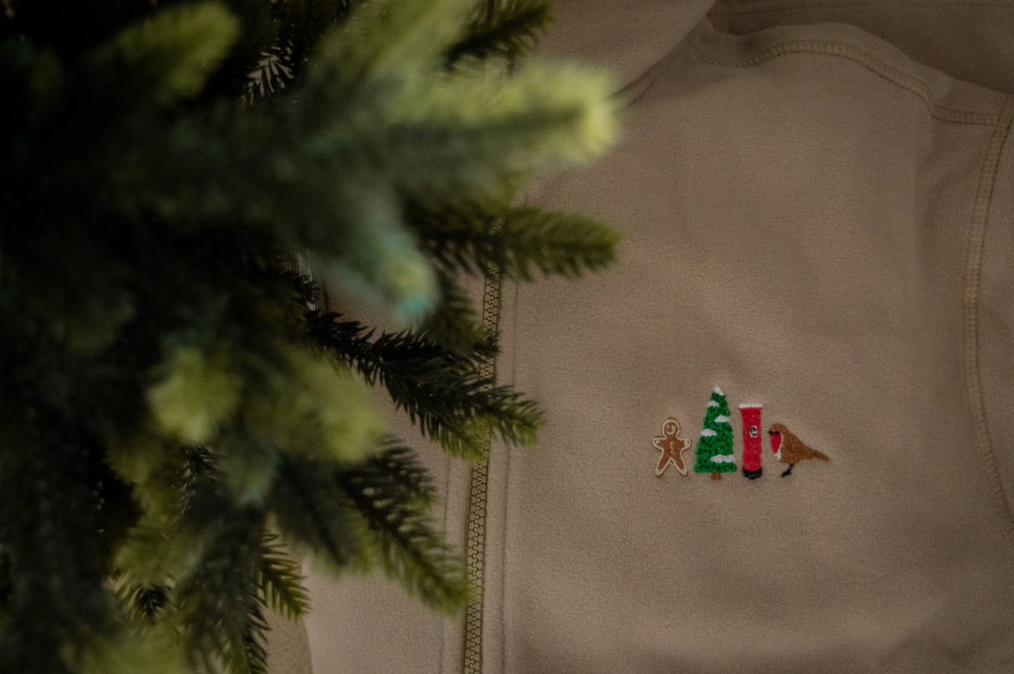 Festive trails Fleece - full zip