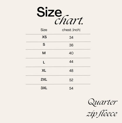 Blue Waves quarter zip