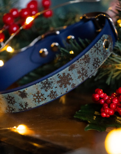 Cork X Biothane Collar- Frostbite