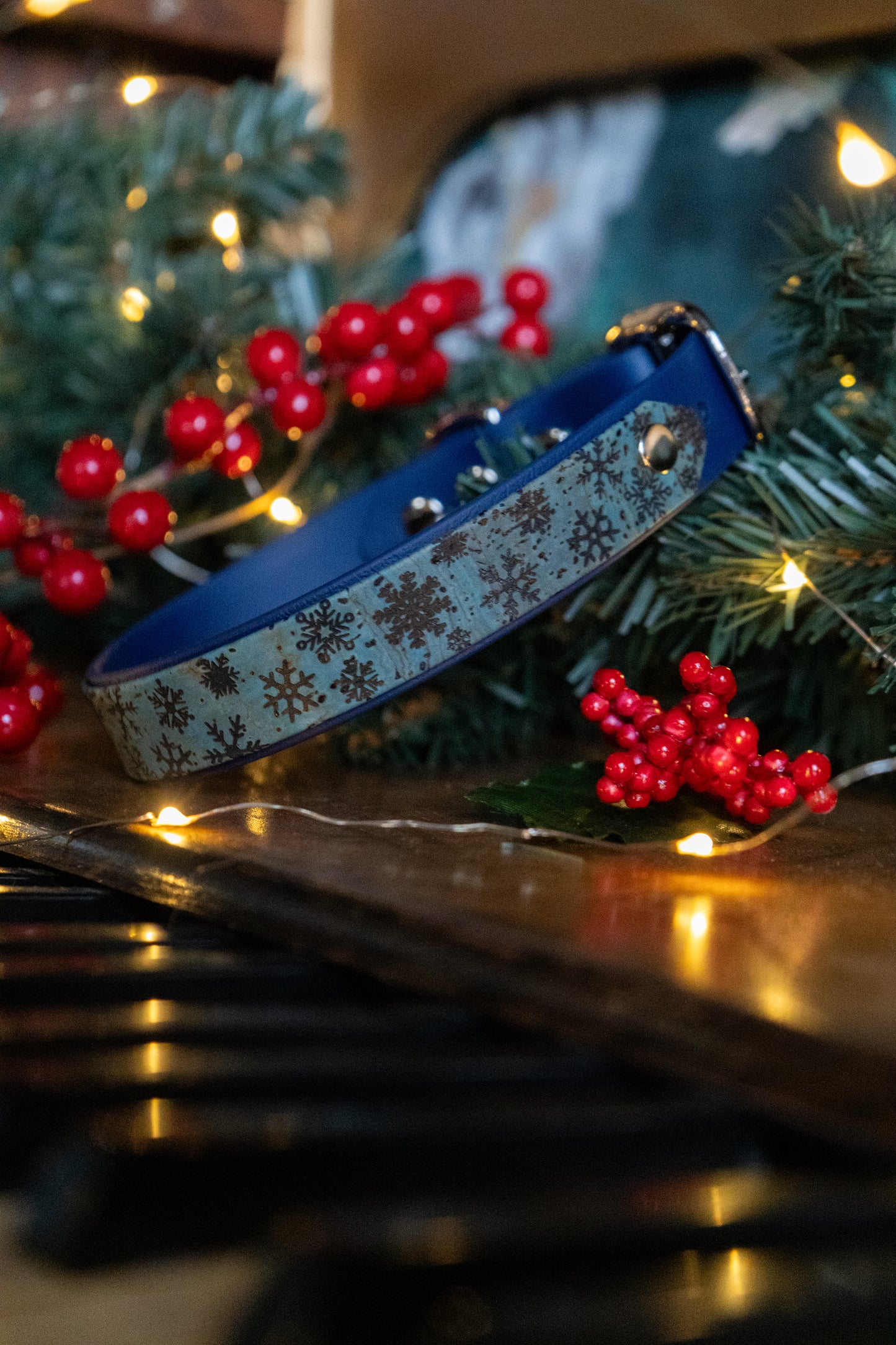 Cork X Biothane Collar- Frostbite