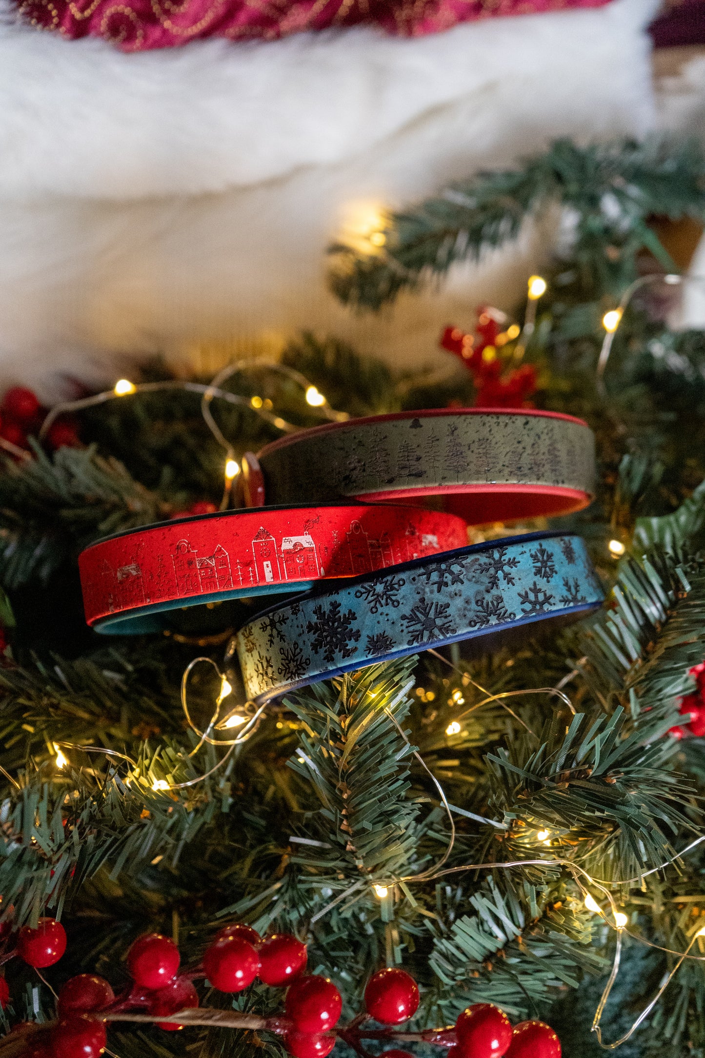 Cork X Biothane Collar- Elderbark