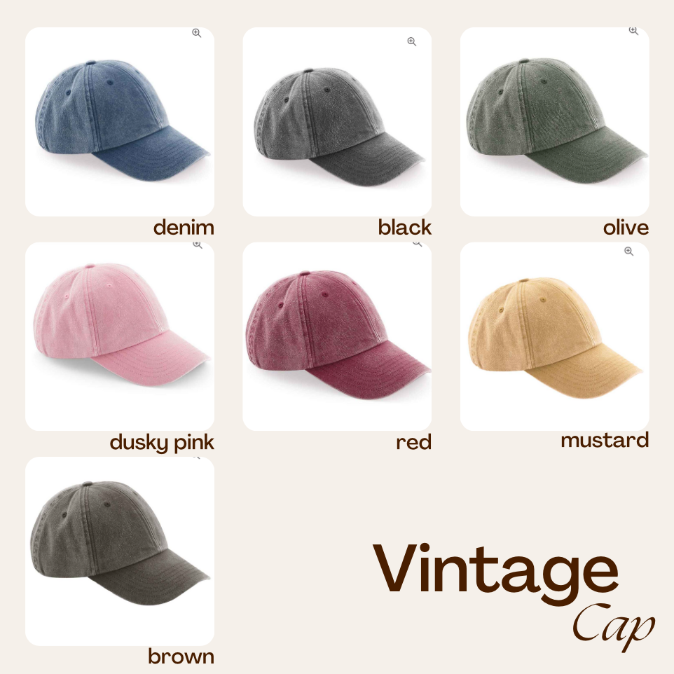 The vintage cap - ready to ship