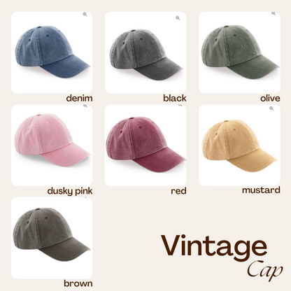 The vintage cap - ready to ship