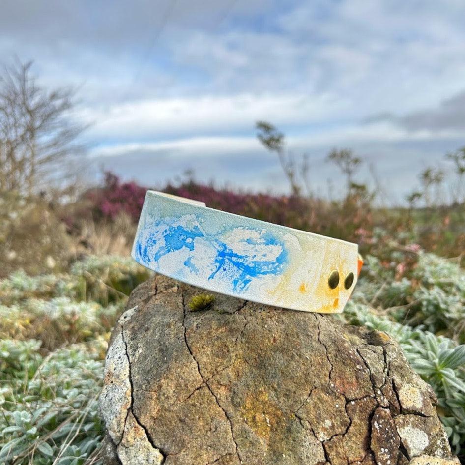 Water colour hound collar - Apparel By Unleashed