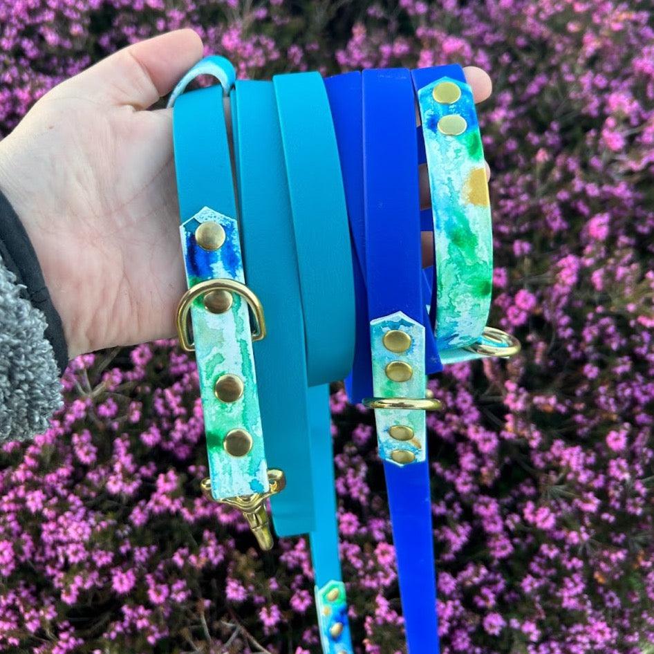 Watercolour Convertible Biothane Lead - Apparel By Unleashed
